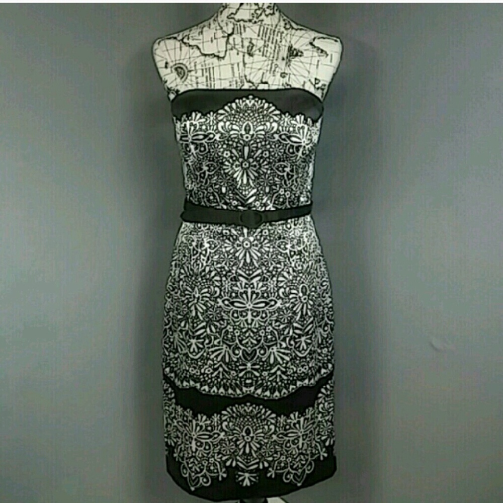 White House Black Market Paisley Dress